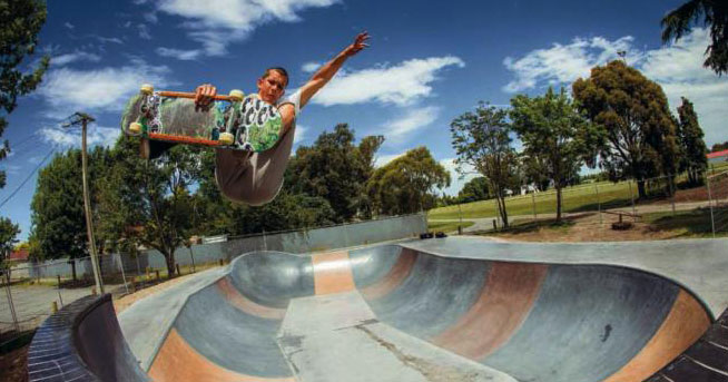 Leeston Skate Park features in issue #49 of Manual Magazine