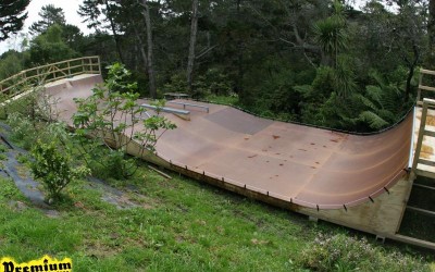 Backyard skatepark